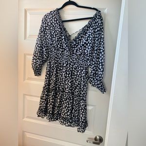 Black and white dress